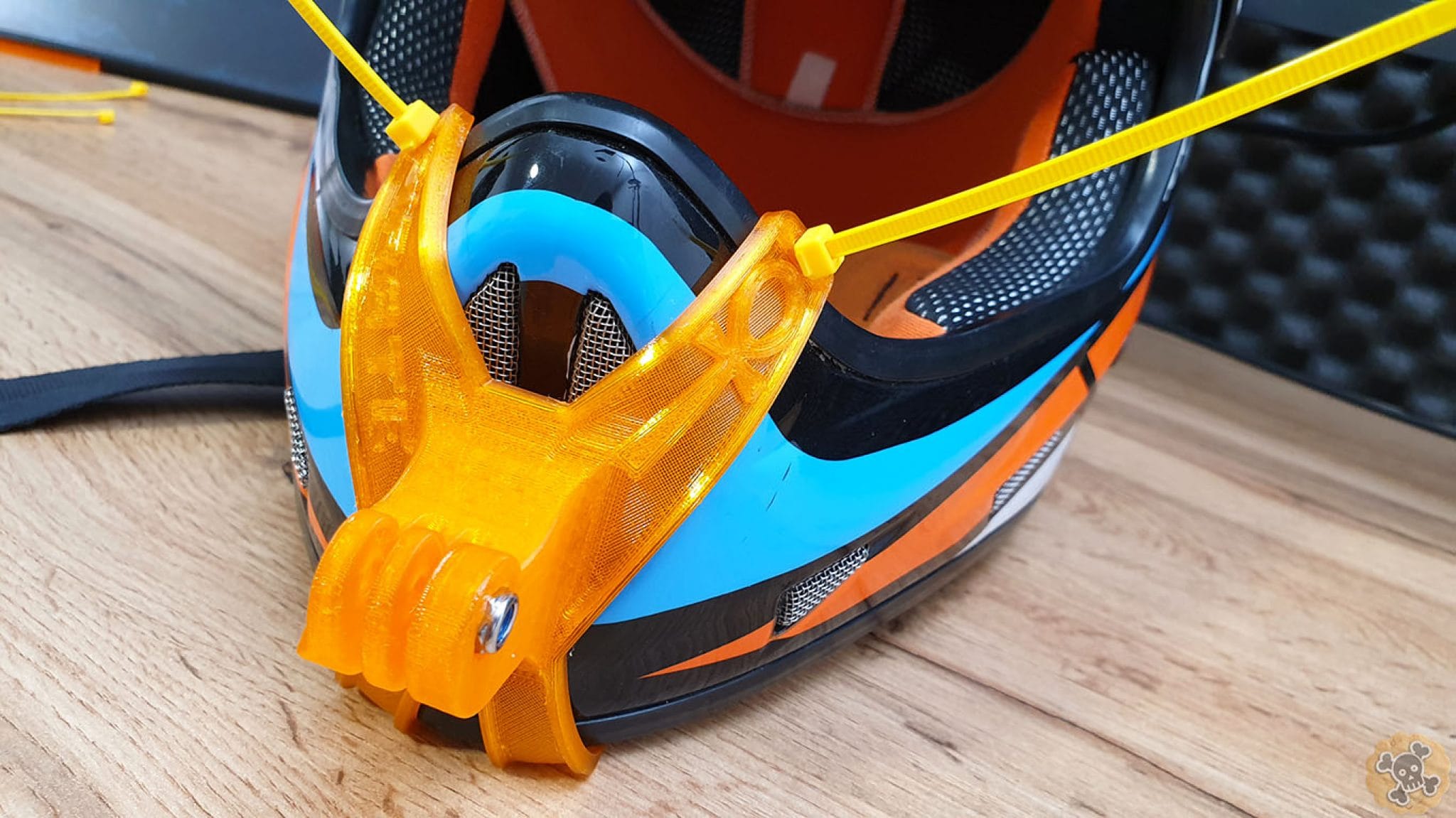 GoPro Chin mount for Full Face hemlet Designed by Pirate Pirate AC